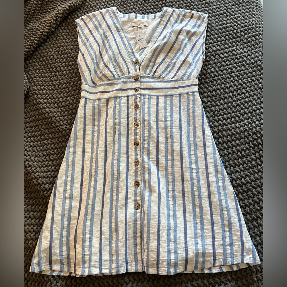 NWT! Loft Stripped Dress